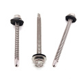 Manufactory Wholesale Hexagonal Hex Head metal self drilling roofing sheet screw With Rubber Washers For Wood 2-12 mm